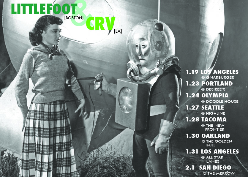 littlefoot west coast tour flyer