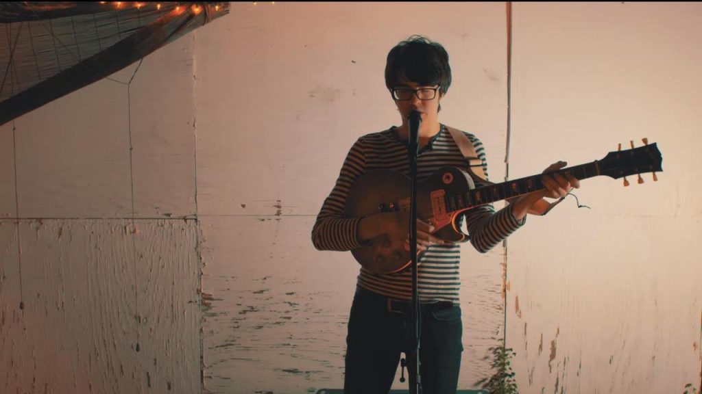 Car Seat Headrest, in a scene from the new video for the song 'Vincent.'