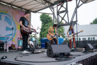 hey i'm outside at Levitate / shot by Greg Wong