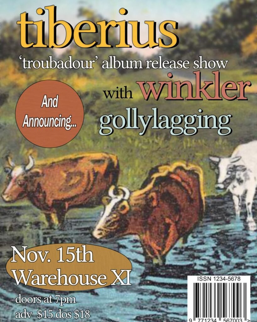 Tiberius Record Release Flyer