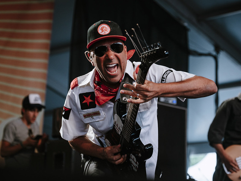 Tom Morello at Newport Folk / shot by Emily Gardner